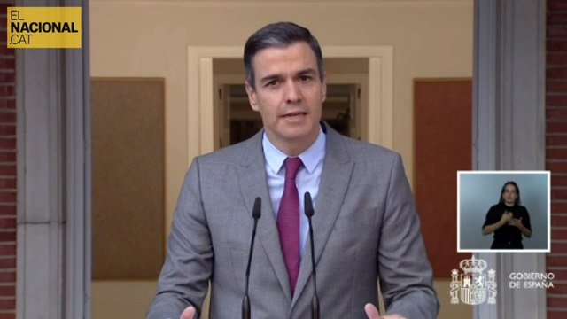 #ENDirecte | Declaració institucional de Pedro Sánchez