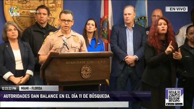 En Vivo | Autoridades dan balance del día 11 de búsqueda en derrumbe en #Surfide #Miami - #4Jul