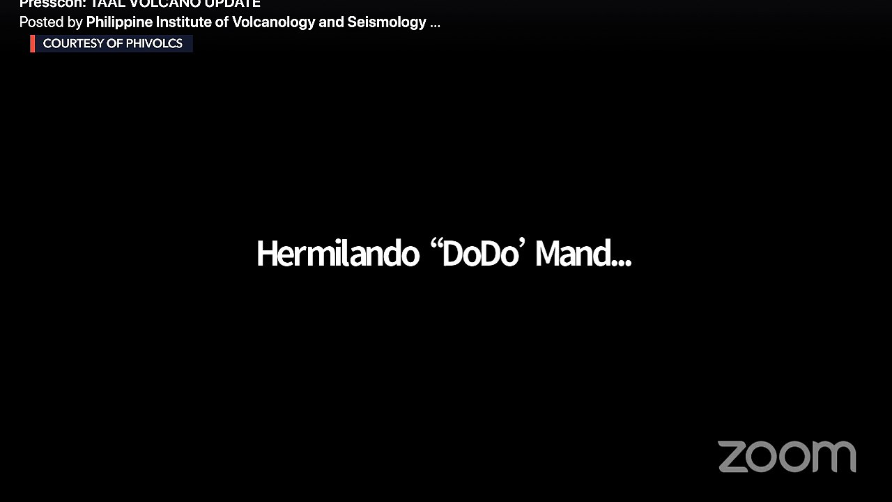 Phivolcs gives updates on Taal Volcano situation