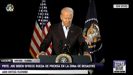 En Vivo | Pdte. Joe Biden ofrece rueda de prensa en la zona de desastre en #Surfide #Miami - #1Jul