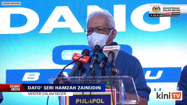 LIVE: Home Minister Hamzah Zainudin holds press conference with Rina Harun on 'Ops Bantu'