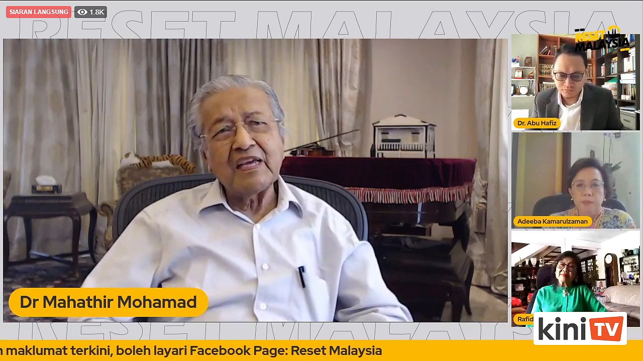 LIVE: Reset Malaysia forum with Dr Mahathir, Rafidah Aziz and Dr Adeeba
