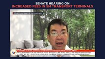 Senate of the Philippines: Hearing on increased fees in SM transport terminals