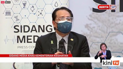 LIVE: Malaysia reports 11,079 Covid-19 cases - Health DG holds press conference