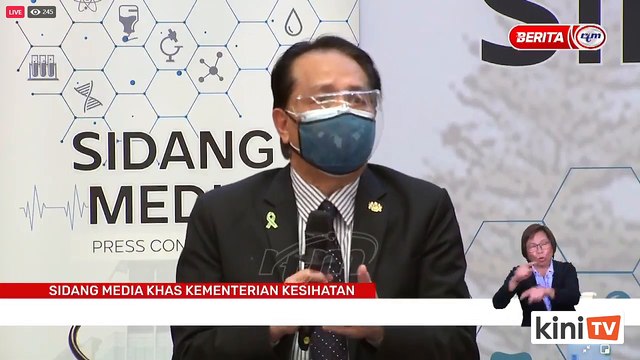 LIVE: Malaysia reports 11,079 Covid-19 cases - Health DG holds press conference