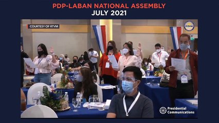 PDP-Laban national assembly – July 2021