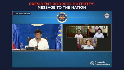 President Duterte's recorded message to the nation | Monday, July 19