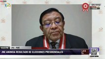 En Vivo | Jurado Nacional de Elecciones anuncia resultados de elecciones presidenciales en Perú