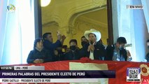 En Vivo | Primeras palabras del presidente electo del #Perú, Pedro Castillo