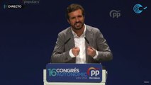 Pablo Casado clausura el 16º Congreso del PP de las Islas Baleares