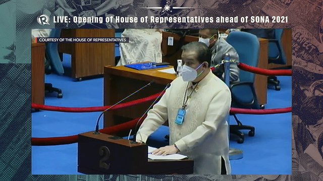 Opening of House of Representatives ahead of SONA 2021