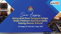[LIVE] Sidang khas Penggal Ketiga Parlimen ke-14 (Sesi pagi)