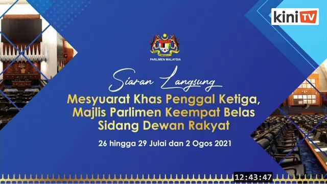 [LIVE] Sidang khas Penggal Ketiga Parlimen ke-14 (Sesi pagi)
