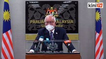 Earlier today: Pekan MP Najib Razak holds press conference