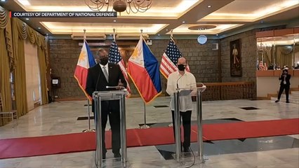 ICYMI: Joint press briefing of PH Secretary of National Defense Delfin Lorenzana and US Secretary of Defense Lloyd Austin III