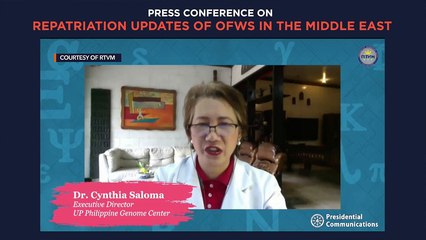 Updates on OFW repatriation from UAE