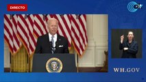 En directo Joe Biden comparece en la Casa Blanca para hablar sobre la situación en Afganistán