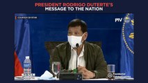 President Duterte's recorded message to the nation | aired Saturday, August 21