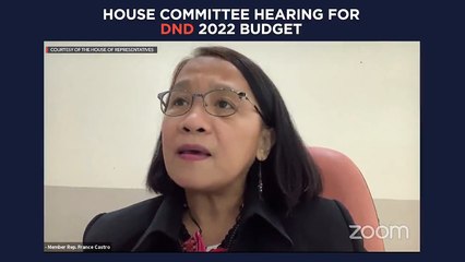 House committee hearing for DND 2022 budget