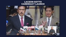 Official announcement of candidacy of Ping Lacson and Tito Sotto