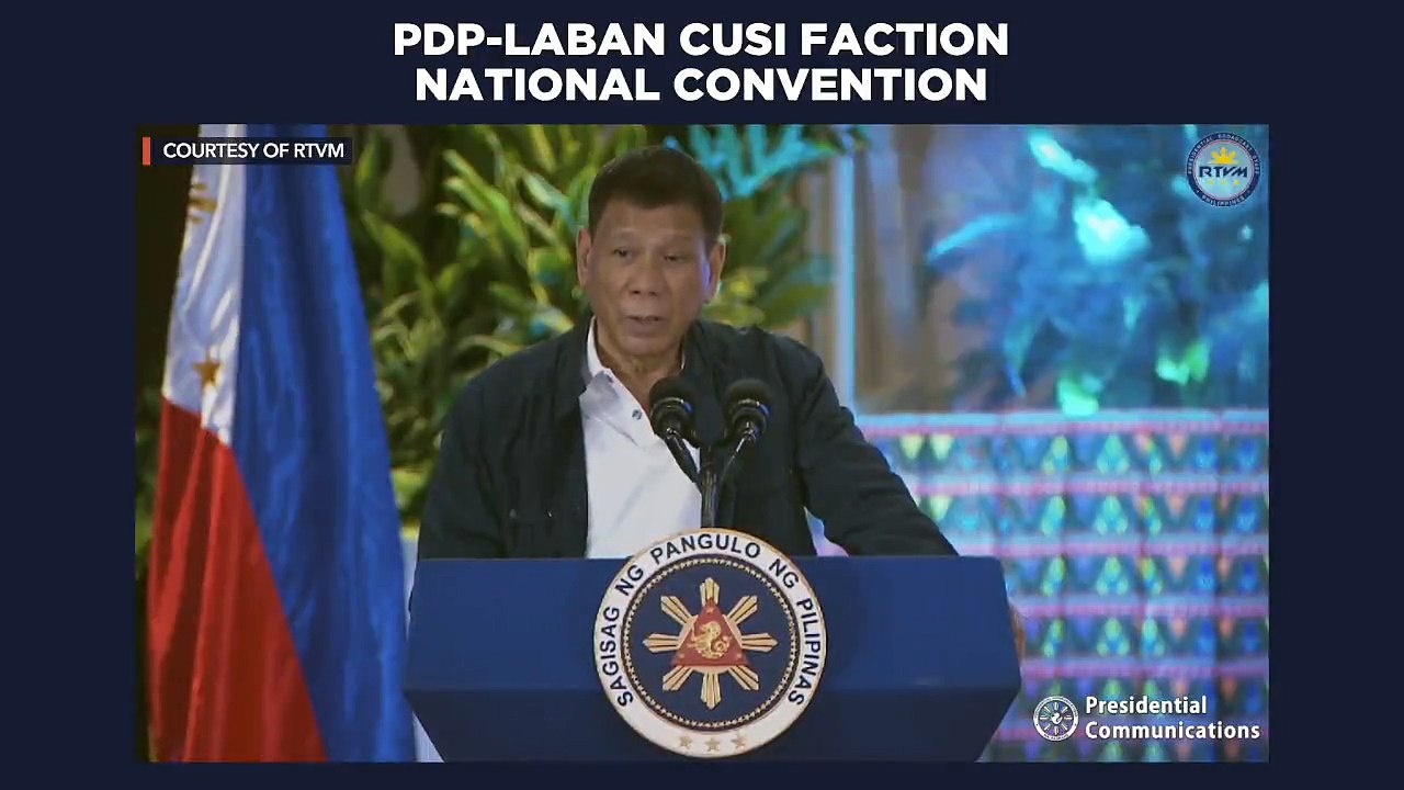 PDP-Laban Cusi faction national convention