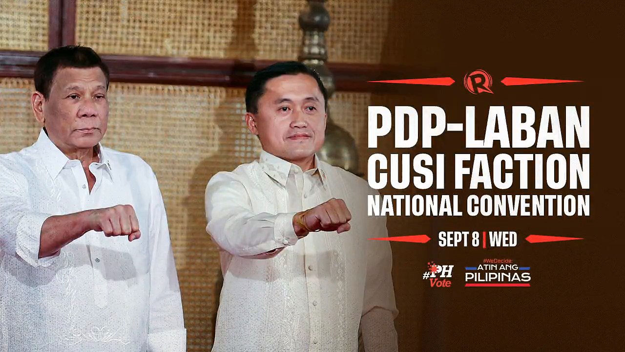 PDP-Laban Cusi faction press conference