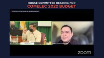 House committee hearing for Comelec's 2022 budget