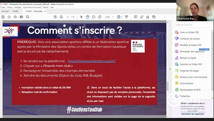 Webinaire - Découvrez la plateforme #SoutiensTonClub