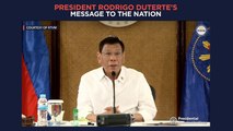 President Duterte's recorded message to the nation | aired Tuesday, September 13