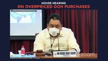 House hearing on overpriced DOH purchases