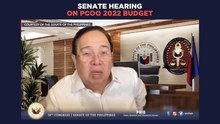Senate hearing on 2022 PCOO budget