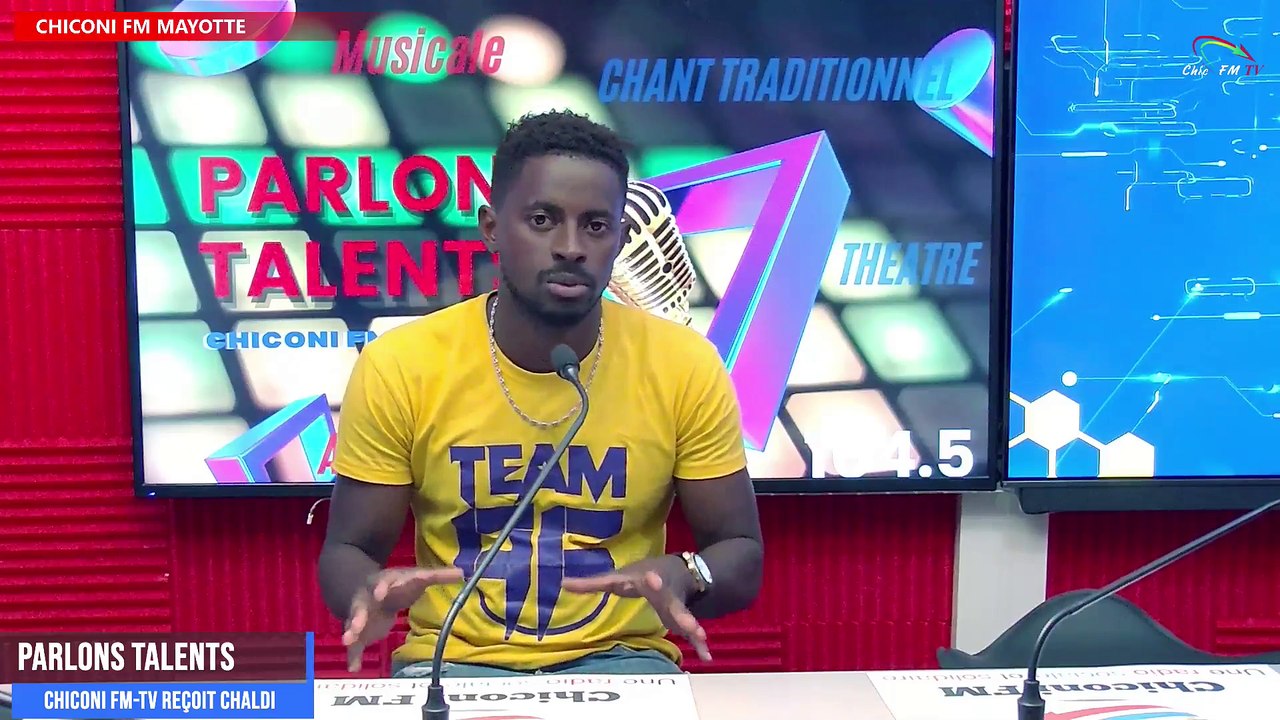 Chiconi FM-TV - Reçoit Chaldi à travers PARLONS TALENTS.