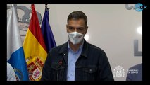 Declaraciones del presidente del Gobierno desde La Palma.