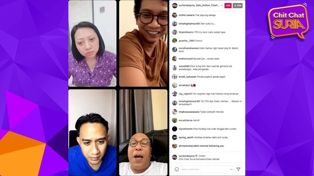 LIVE | Chit Chat Suria Dato' Hattan X Team Pagi Suria
