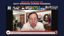 Senate hearing on Philippine government spending during the COVID-19 pandemic