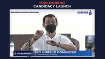 Isko Moreno launches 2022 candidacy for president