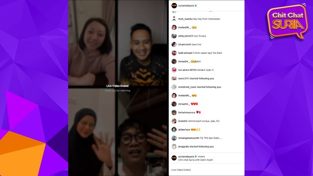 LIVE | Chit Chat Suria Datin Alyah X Team Pagi Suria