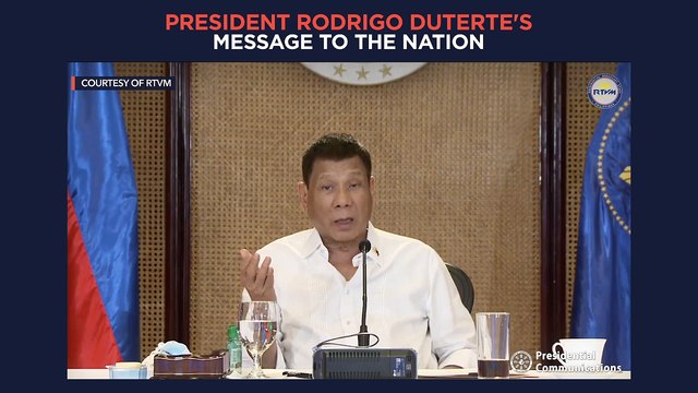Part 2 of President Duterte's recorded message to the nation | Monday, September 27