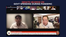 Senate hearing on Philippine government spending during the COVID-19 pandemic