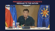 President Duterte's recorded message to the nation | Monday, October 4