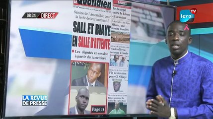 REVUE DES TITRES DE CE 06 /10/ 2021 - PR : MOUSTAPHA THIOUNE - #LERALTV