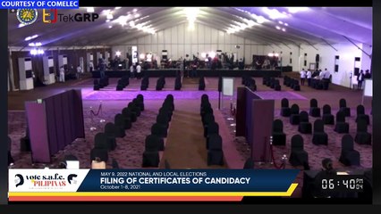 LAST DAY: Filing of Certificates of Candidacy for the 2022 National and Local Elections