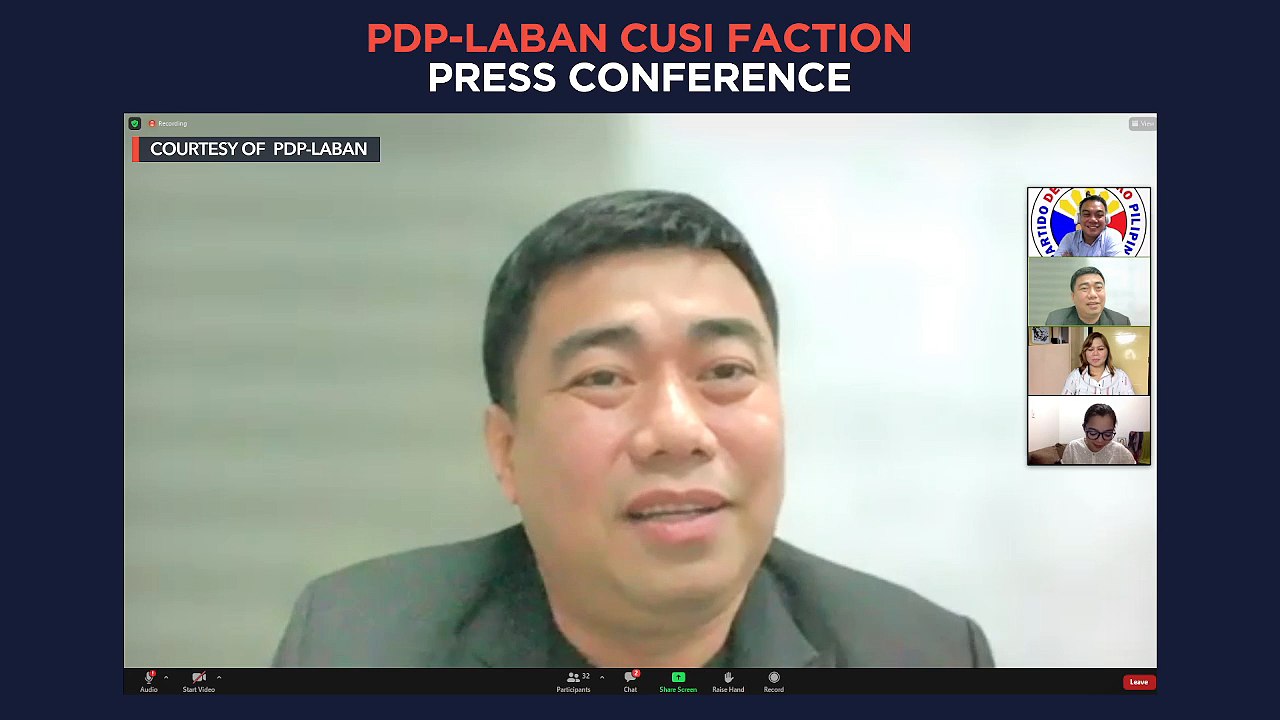 PDP-Laban Cusi faction press conference | Monday, October 11