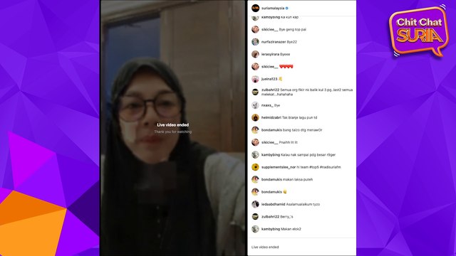 LIVE | Chit Chat Suria Syamel & Ernie X Suria Petang