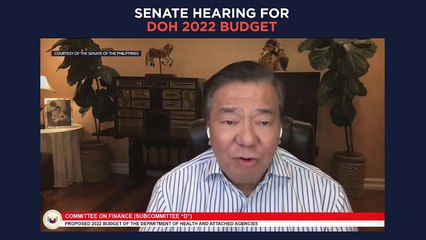 Senate hearing on proposed 2022 budget for DOH