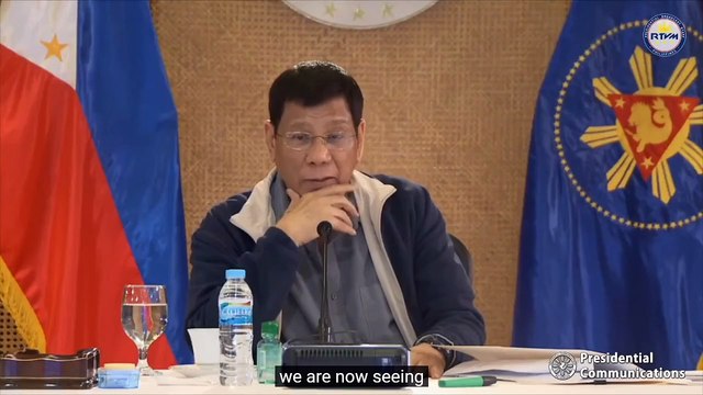 President Rodrigo Roa Duterte’s Talk to the People Heroes Hall, Malacañan Palace October 19, 2021