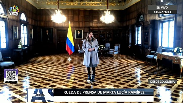 En Vivo | Rueda de prensa de Marta Lucía Ramírez #Colombia - #19Oct - Ahora