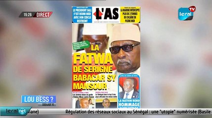LOU BESS CI XIBAAR YI 15H GMT - CE 20/ 10/ 2021 – PR THIALLA LOUM - #LERALTV