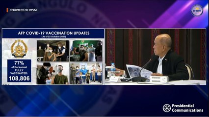President Duterte's recorded message to the nation | Monday, October 25