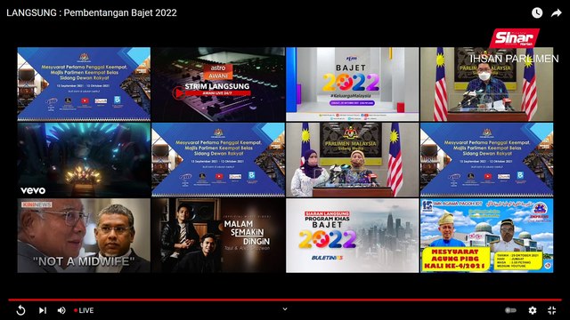 [LIVE] Pembentangan Bajet 2022 oleh Menteri Kewangan, Senator Tengku Datuk Seri Zafrul Tengku Abdul Aziz #Bajet2022 #Belanjawan2022 #BelanjawanKita #KeluargaMalaysia